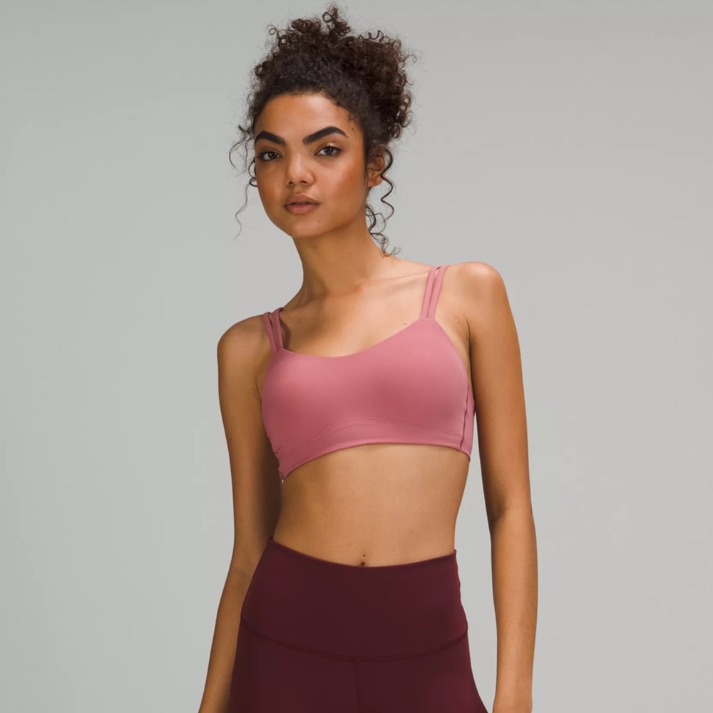 Lululemon like a cloud bra size 6 brier rose